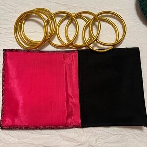 Gold BuDhaGirl Bangles. Size large.